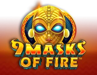 9 Masks of Fire slot logo by Gameburger Studios at Play Croco Casino9 Masks of Fire