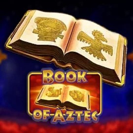 Book of Aztec slot logo by Amatic Industries at Play Croco CasinoBook of Aztec