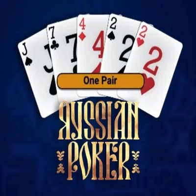 Logo of Russian Poker from OneTouch Games at Play Croco Casino