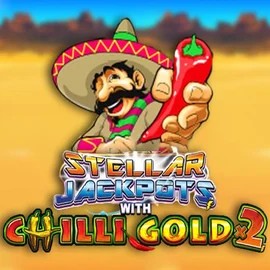 Stellar Jackpots with Chilli Gold x2 slot logo by Lightning Box Game at Play Croco CasinoStellar Jackpots with Chilli Gold x2