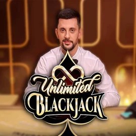 Unlimited Blackjack logo by Ezugi at Play Croco CasinoUnlimited Blackjack