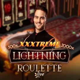 XXXtreme Lightning Roulette online game logo by Evolution on croco.eu.com